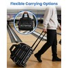 Aisthtea 2 Ball Bowling Bag with Wheels, Bowling Bags 2