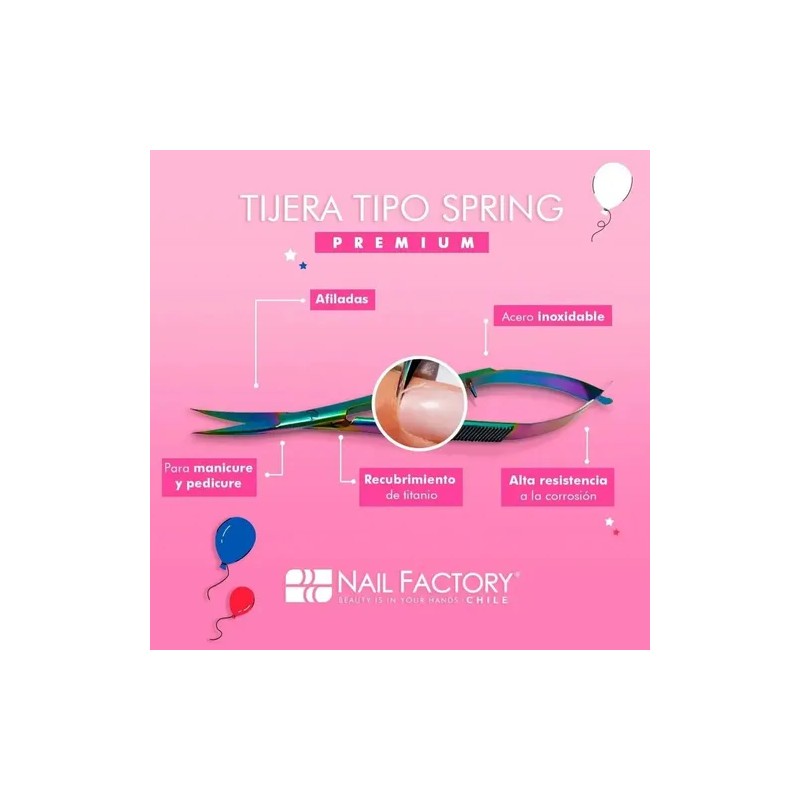Tijera Para Manicura , Spring , Nail Factory