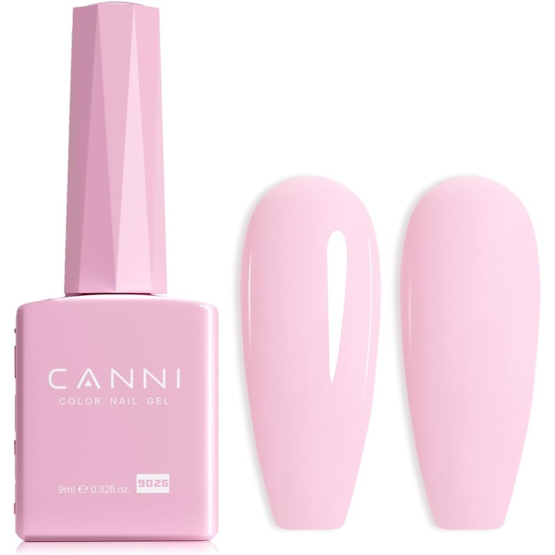 CANNI- Esmalte de uñas en gel rosa claro, 1 pieza