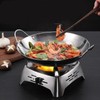 Drawer Type Alcohol Burner One Piece Stainless Steel Sliding Adjustment