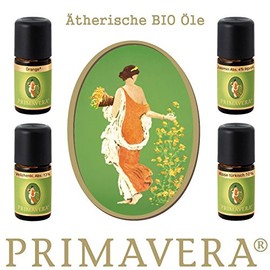 Primavera Organic Fragrance Oils for Aromatherapy 5 ml Each Petit Grain Organic
