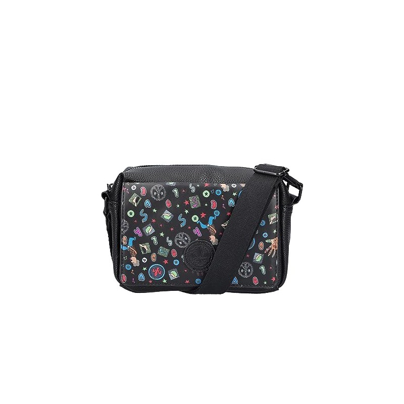 Rieker Ladies Black Shoulder Bag H1455, black