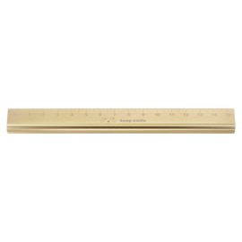 sourcing map Aluminium Hollow Scale Ruler 15 cm Metric Triangular Metal Ruler Engineer Architecture Scale Ruler Measuring Tool for Trade Shows Drawing Office Classroom Golden