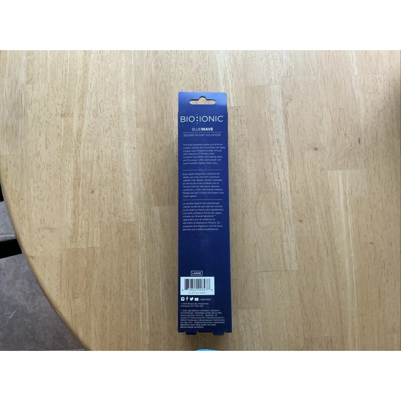 Bio Ionic New Bio Ionic Large Blue Wave Square-round Volumizer