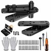 304 Stainless Steel Sliding Barn Door Hardware Kit with 570mm