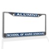 Fastasticdeals Metal Insert License Plate Frame Alumni School of Hard