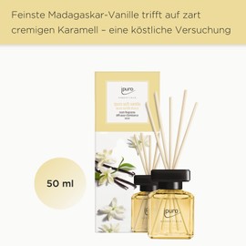 ipuro: Refreshing ipuro soft vanilla room fragrance – subtle room freshener with fine Madagascar vanilla – stylish air freshener in the home for a puristic fragrance experience, 50 ml