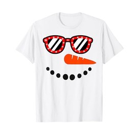 Snowman Christmas Shirts For Men Women Snowman Girls Boys T-Shirt