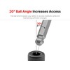 TEKTON 3/8 Inch Drive Long Ball End Hex Bit Socket