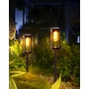 VENTAXO Solar Lights Outdoor Pathway, 2 Pack Solar Garden Lights
