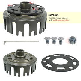 Clutch & Billet CNC Clutch Basket Complete Gasket Kit Compatible with Yamaha Warrior 350 1987-2004 Raptor 350 2004-2013 Big Bear 350 4x4 1987-1997 Big Bear 350 2x4 1996-1998 Kodiak 400 1993-1998