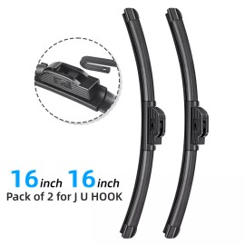 Xkorr 16"+16" Windshield Wiper Blades Fit For Jeep Gladiator 2021-2020, Set of 2