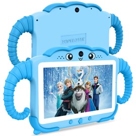Kids Tablet 7IN Toddler Tablets for Kids 3-7, Tablet for Toddlers Learning 32GB with Touch Screen Educational Games, GMS, Parent Controls, WiFi Edition Tablets for Child Boy Girl (Blue)