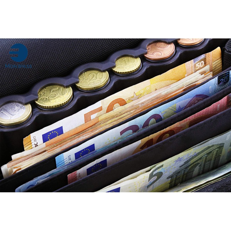 Purse for Servers, with Changer Euro 20.5 x 6.5 x