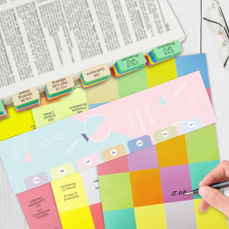 Reafanta Index Book Tabs for NEC 2026 Code Book, Side