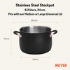 Meyer Stainless Steel Medium Stockpot | 6.5 Quart Stock Pot