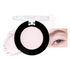 Monochrome Matte Eyeshadow Makeup Palette, Highly Pigmented Pearl White Eyeshadow Palette, Matte Pressed Powder Eyeshadow Makeup, Single Vegan Eye Shadow, Daily Evening Women Girls Eyeshadow Gift 3#