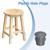 sourcing map 38Pcs 5mm(3/16") Nylon Hole Plugs, Flush Type Panel