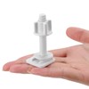 Veemoon 4 Piezas Tornillos De Plástico Para Inodoro Lavadoras De