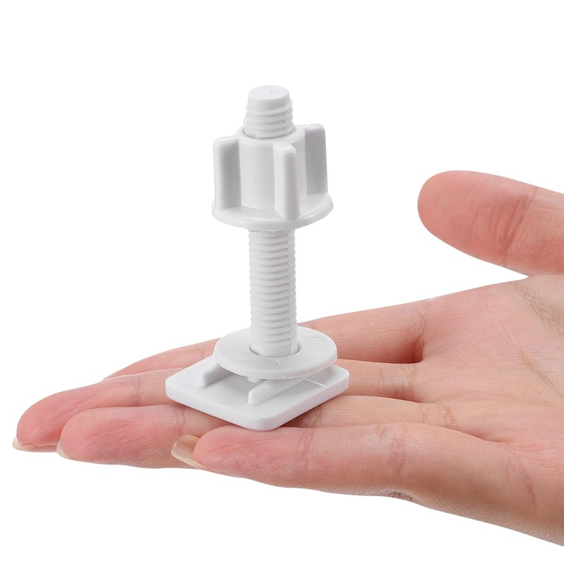 Veemoon 4 Piezas Tornillos De Plástico Para Inodoro Lavadoras De