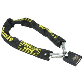 Burg Wächter Vierkantkette, Kette für Fahrrad, Motorrad, E-Scooter, Gartenmöbel, SKM 6/60, Gewicht: 475 g, Länge: 60 cm, Schwarz, (Ø x L) 6 mm x 600 mm