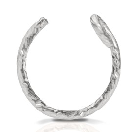 Fake Clip On Nose Ring 24g - 925 Sterling Silver - No Piercing Needed - Fake Nose Piercing