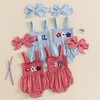 MERSARIPHY 4th Of July Baby Girl Outfits Fourth Of July