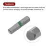 sourcing map 8pcs H6 Hex Screwdriver Bit 6mm 1/4" Hex