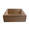 Square Wooden Open Display Presentation Box | 16 x 16