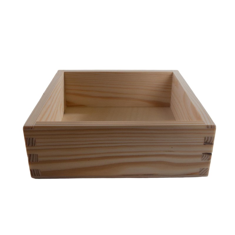 Square Wooden Open Display Presentation Box | 16 x 16