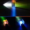 3pcs 2cm Optical Glass X-cube Prism RGB Dispersion Prism for