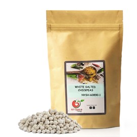 NY Spice Shop White Roasted Chickpeas - 1 Pound Crispy Crunchy Dried Chickpeas Roasted - Bulk Healthy Snacks