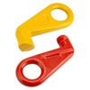 QWORK Shipping Container Lifting Hooks, 2 Pack 12.7 T Left