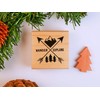 Wander/Explore/Arrows X Mounted Rubber Stamp - Camping, Hiking, Backpacking, Outdoors,