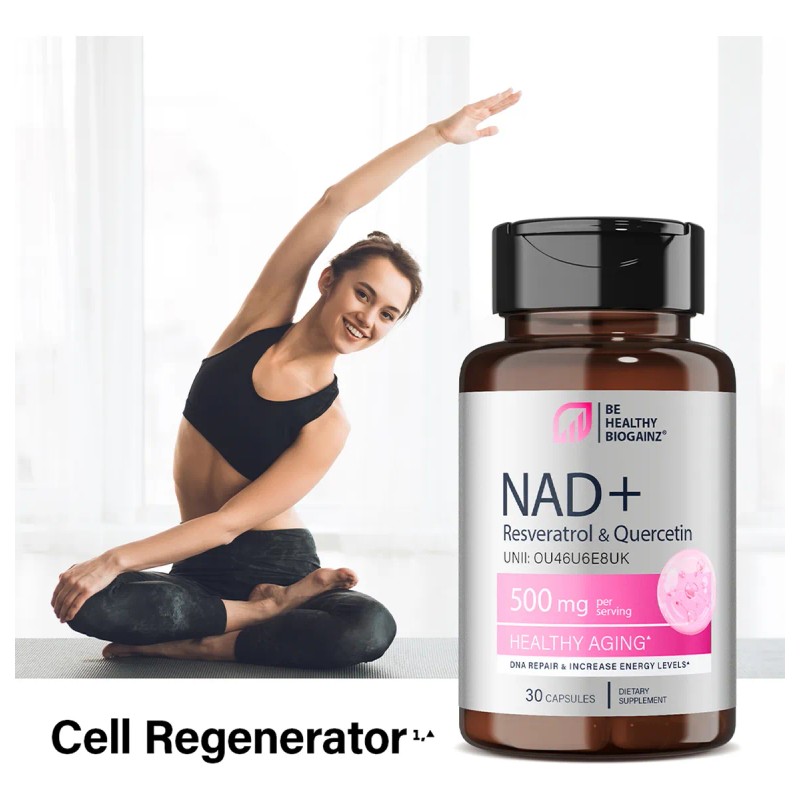 Biogainz Nad Resveratrol 30 Cpsulas Sin Sabor