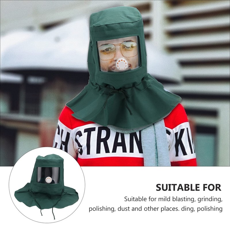 UKCOCO Sand Blasting Hood- Abrasive Sandblasting Tool With Hood Canvas