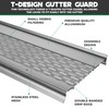 WATERLOCK Goldguard Micromesh 5"" Gutter Covers System for Leaf Protection