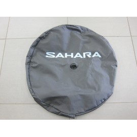 Mopar Jeep Wrangler JL Spare Tire Cover w/Backup Camera Bezel & Sahara Logo OEM