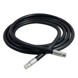 BORRITT 3/4 Inch ID Fuel Transfer Hose Length 20 FT W/Dual NPT Threads Connecter (NPT Male Fittings Size 3/4 Inch & 3/4 Inch) for Fuel Pump & Dispensing Diesel Fuel,Gasoline,Kerosene Biodiesel