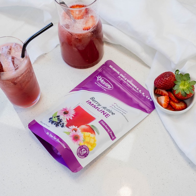 Morlife Berry Active Immune - Vitamins A, B, C, D.