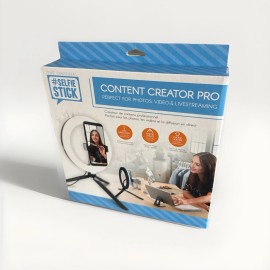 Emerge ~Emerge Ring Light Content Creator Pro W/ Phone Holder & Tripod Stand- Dimmable