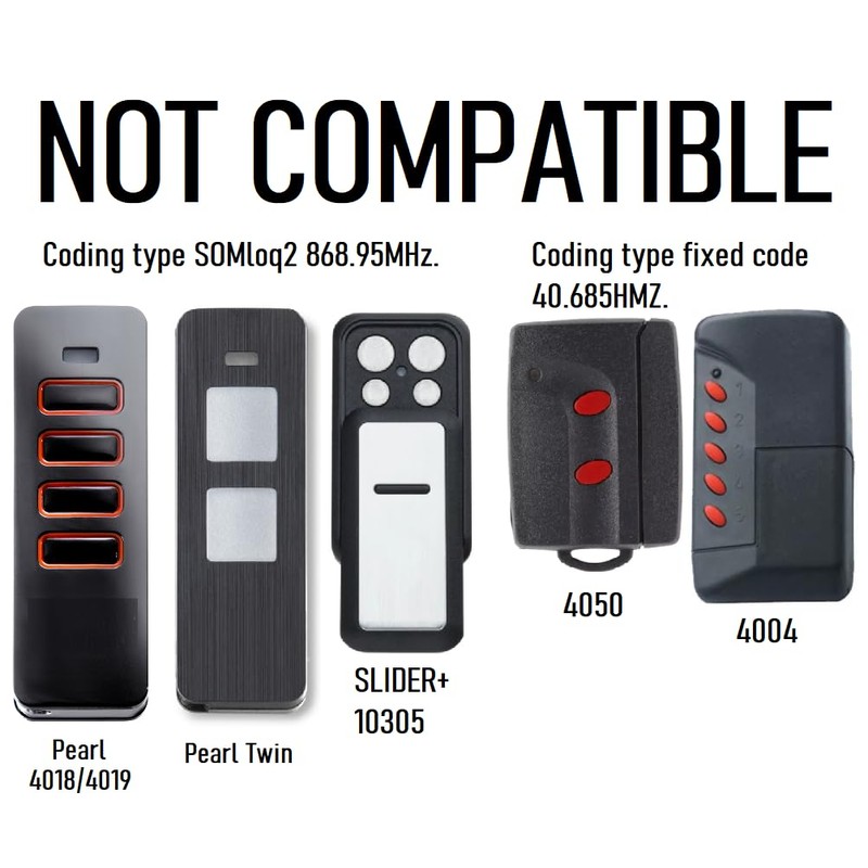 AG MATIC Garage Door Remote Control for Sommer Aperto |