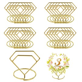 ZGQHZR 20Pcs Wedding Table Number Stand Place Card Holders For Table Setting Mini Table Menu Display Holder Stand for Memo,Cards,Pictures in Wedding,Birthday Party,Anniversary