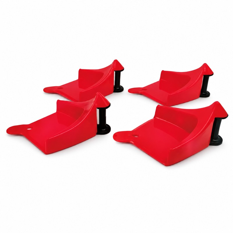 4-Pack Tire Hose Guide Wedges for Car Washing – Portable