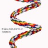 2 Pack 1/2-Inch by 63-Inch Rope Bungee Bird Toy Parrot