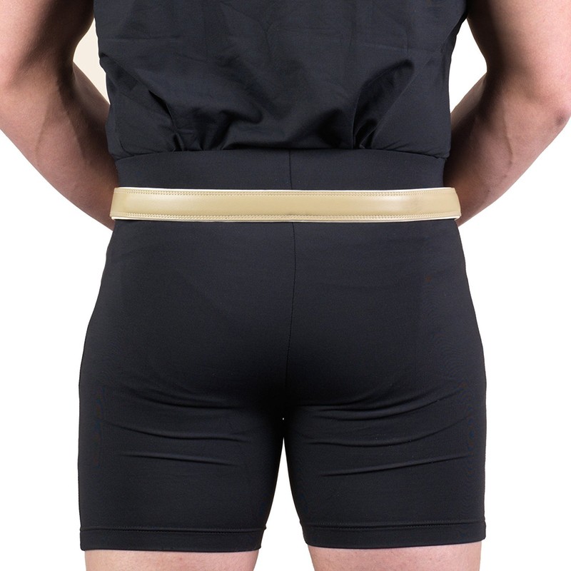 Hernia Truss, Single Spring, Inguinal Pad Compression, 32 inch Hip