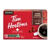 Tim Hortons Dark Roast Coffee, Single Serve Keurig K-Cup Pods,
