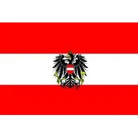 Austrian Flag with Eagle