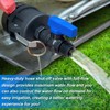 275-330 Gallon IBC Tote Hose Adapter, 2" Camlock Adapter, 2