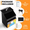 LINSIRON Magnetic Suggestion Box with Magnetic Sleeve,The Suggestion Box with